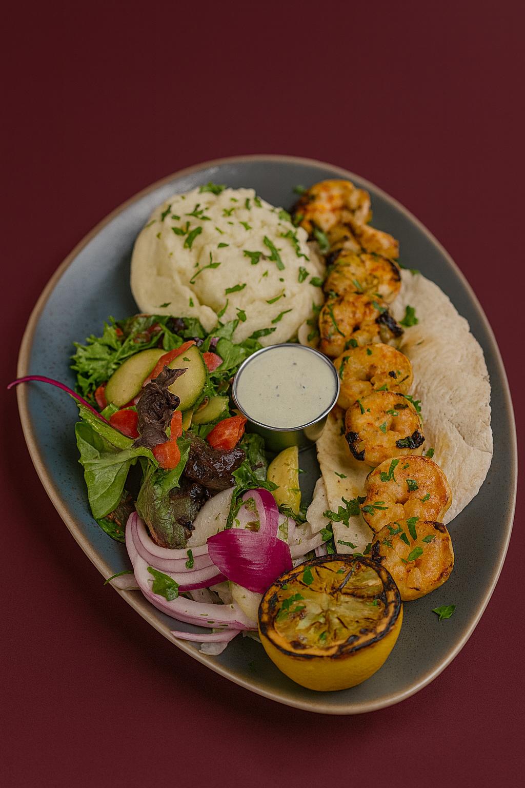 Grilled Shrimp Platter